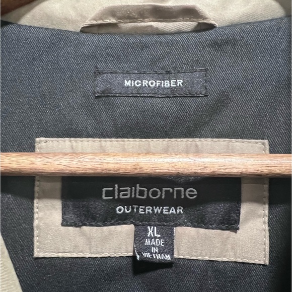 Claiborne Outerwear Vintage Men’s Khaki Jacket with Thermolite, Size XL - Picture 2 of 10